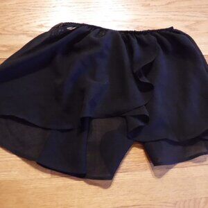 BLOCH Girls Size 8-10 Black Dance Ballet Skirt